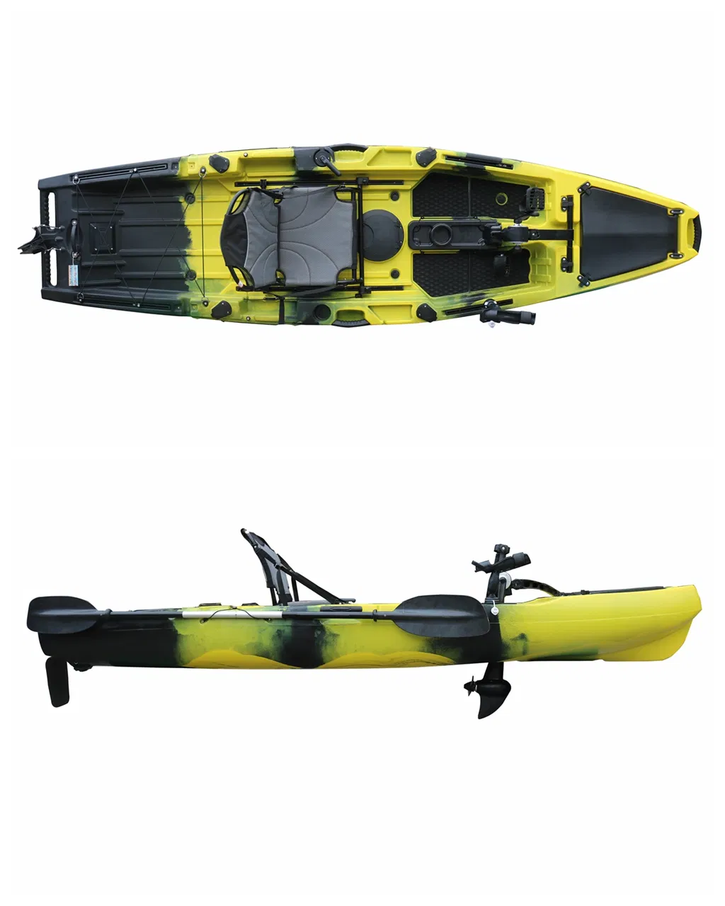 Vicking Wholesale Sit on Top 11FT Fishing Pedal Kayak with Fishing Rod Holder