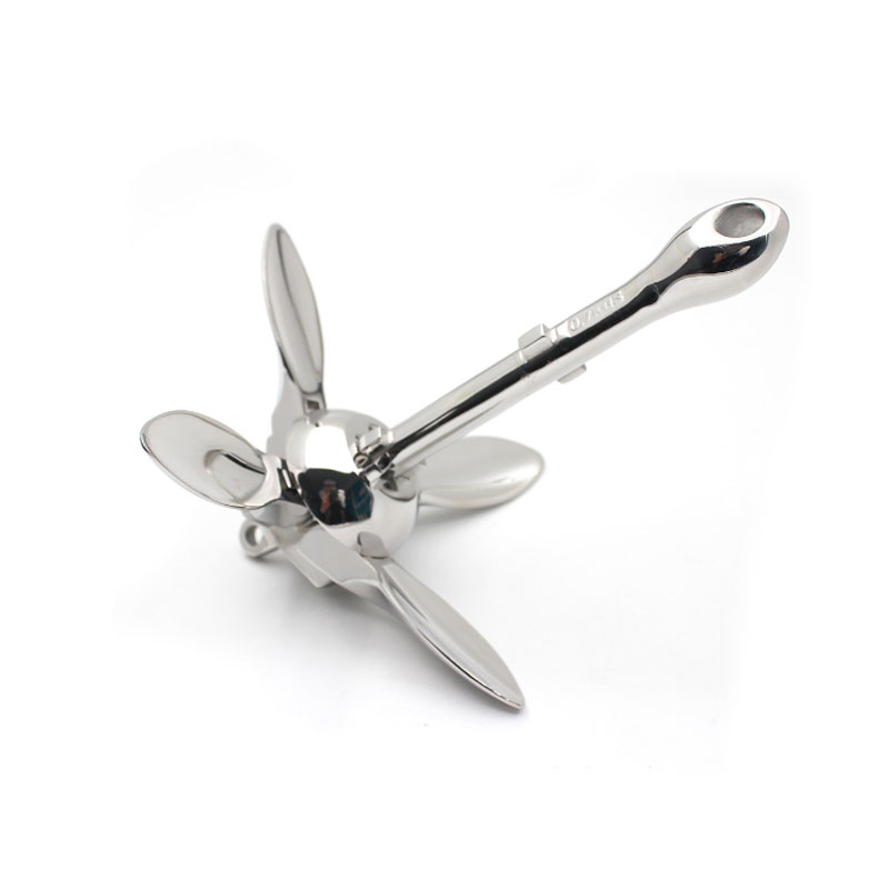 Marine Hardware Accessories Boat Anchor Stainless Steel Folding Anchor