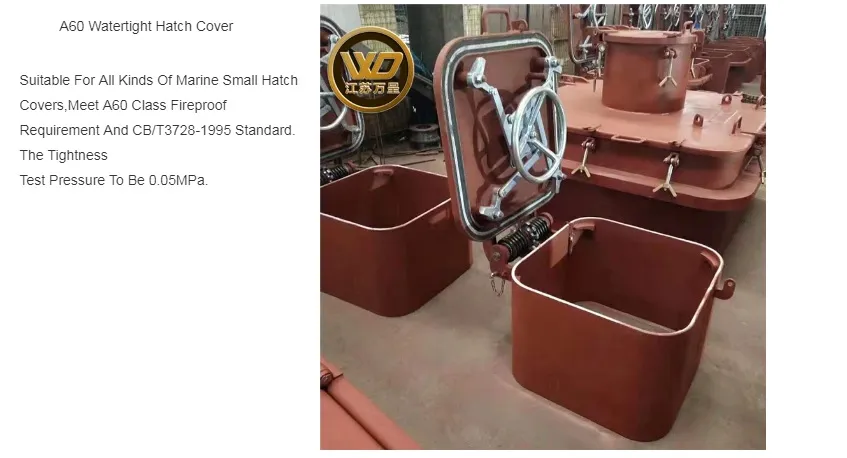 Marine Hatch Cover Detail 3