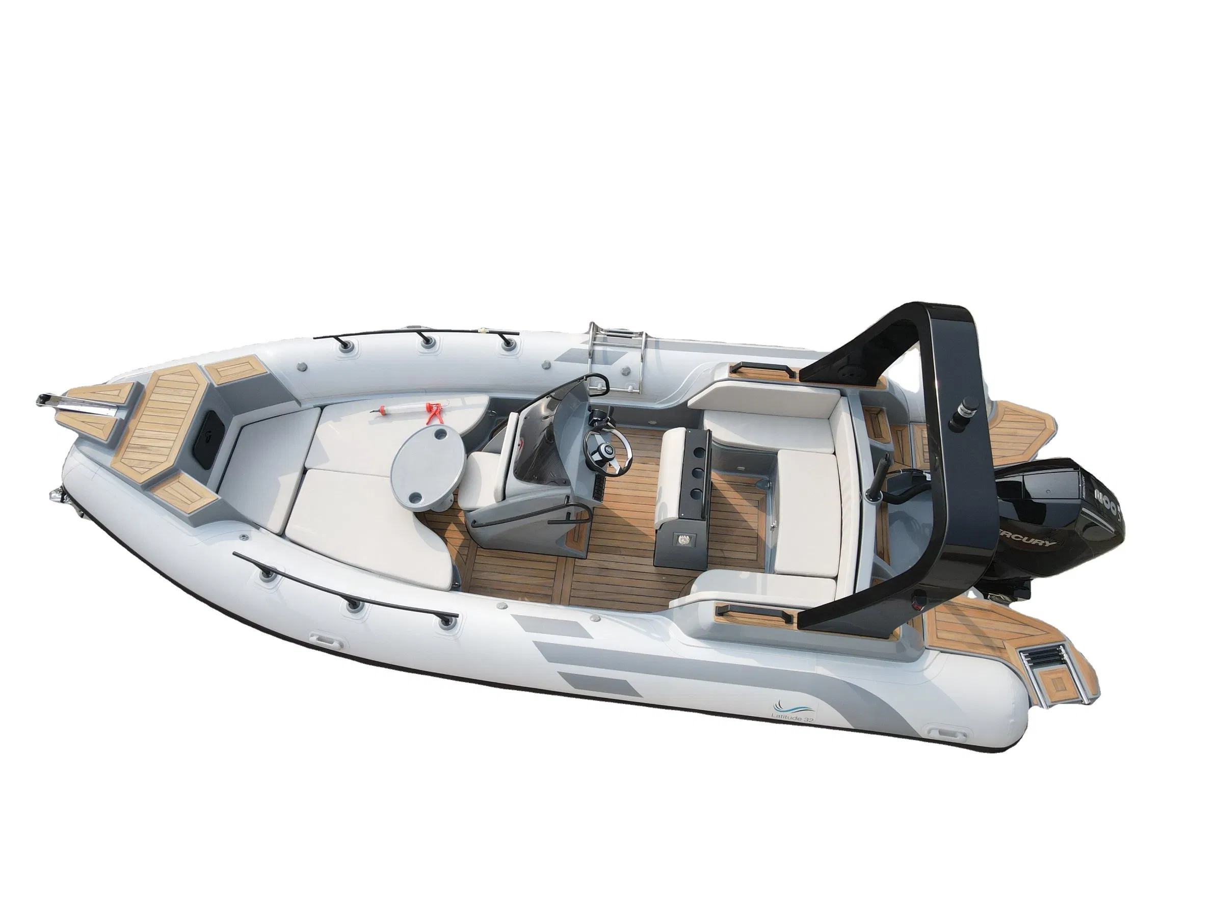 New Rib 700 /23FT Luxury Deluxe Orca Fiberglass Bottom Hull Rigid Inflatable Sport Boats Dinghy Fishing Yacht Pontoon Tourist Speed Rib Inflatable Boat for Sale