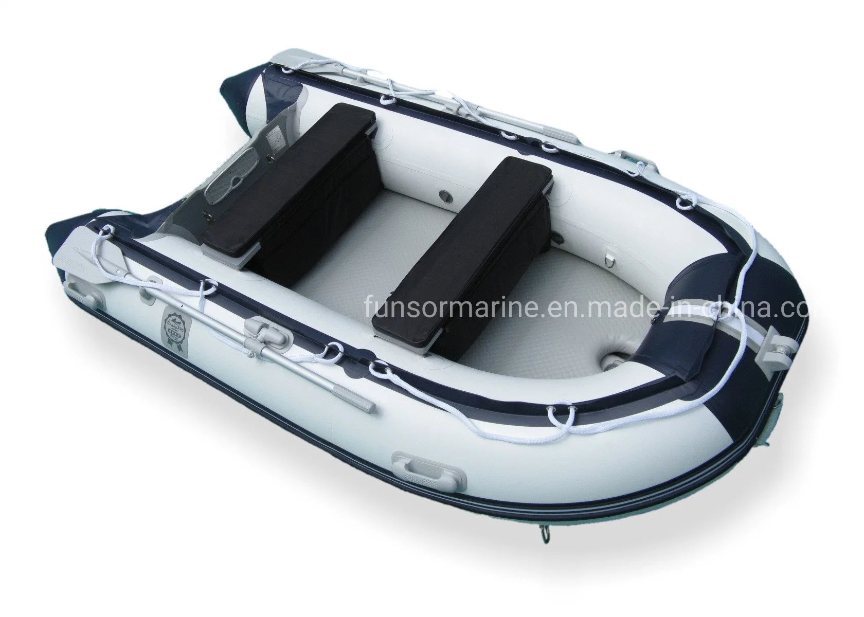 Funsor Inflatable Fishing Boat with Folding Aluminum Floor (D Series 2.0m-4.8m)