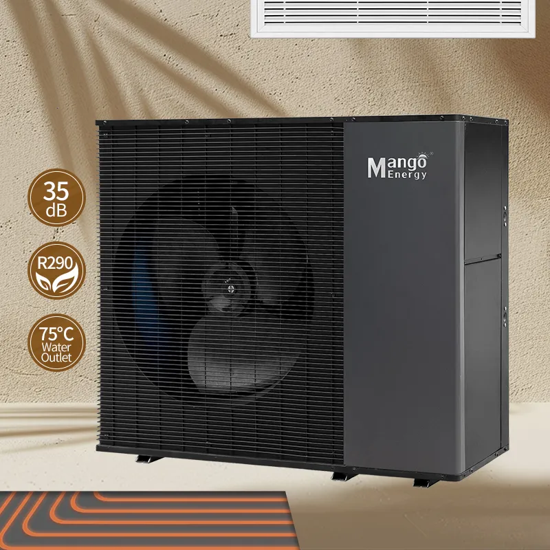 High Temperature R290 Air to Water DC Inverter Heat Pump