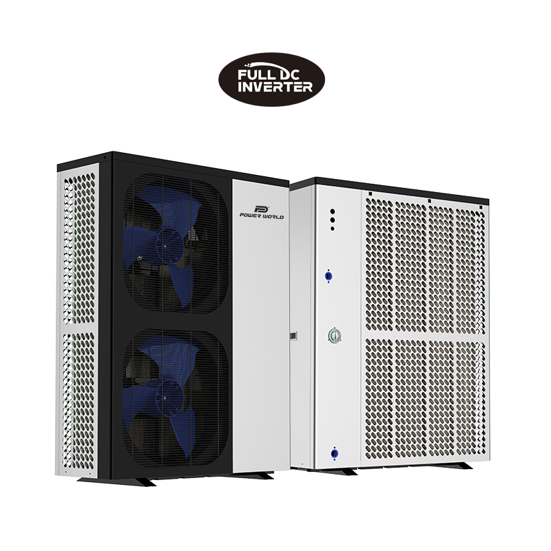 Eco-Friendly R32 Carel Controller Hotel or Commercial Full DC Inverter Heat Pump Storage Water Heater