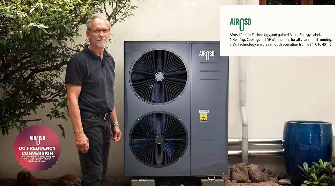 Full DC Inverter Evi 3 in 1 Heat Pump