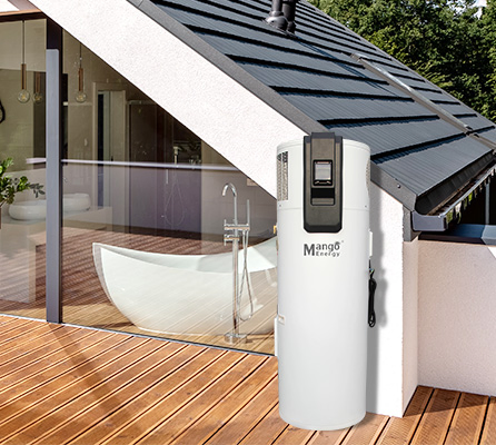 Europe R290 Dhw All in One Heat Pump Water Heater Integrated Domestic Hot Water Heater Air to Source Heat Pump with Tank OEM