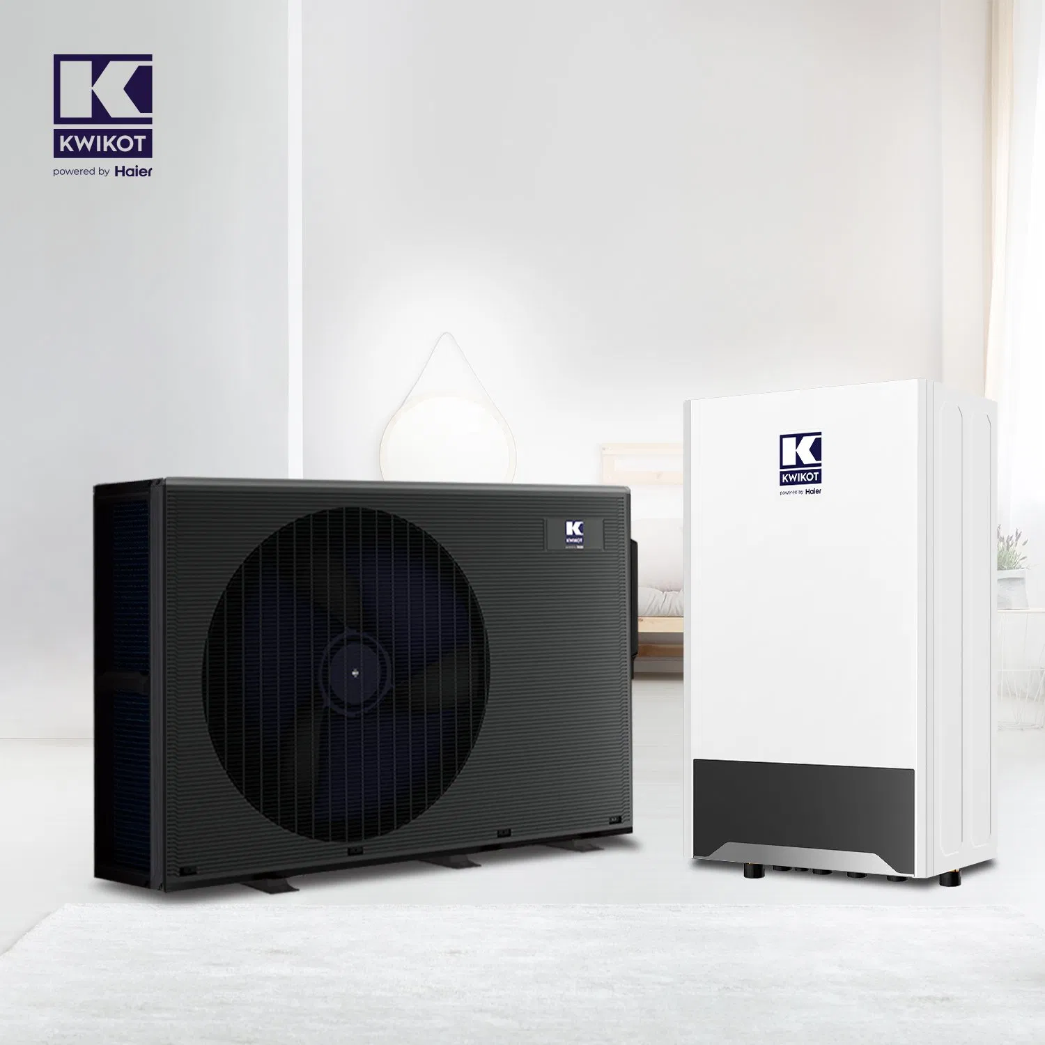 Cold Climate Commercial Domestic Use Hot Water Evi DC Inverter Dhw CE 6kw 14kw Air to Water Air Source Split Type Heat Pump