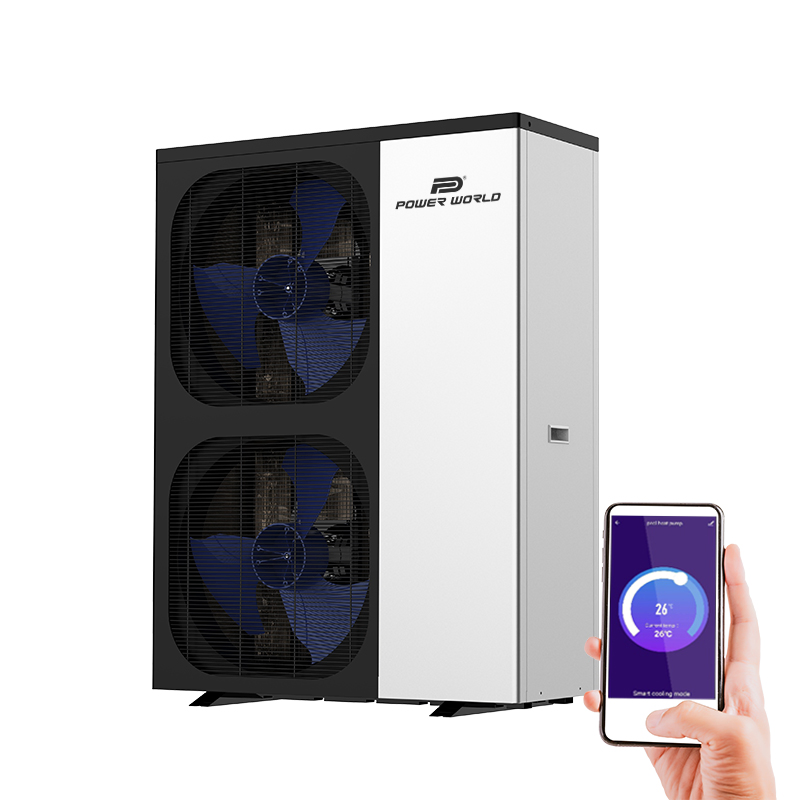 Eco-Friendly R32 Carel Controller Hotel or Commercial Full DC Inverter Heat Pump Storage Water Heater