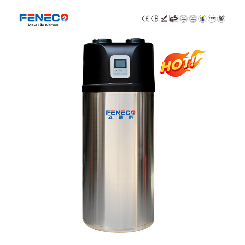All in One Heat Pump Water Heater 60 Degree Outlet Hot Water High Cop with CE, Key Mark, TUV Air to Water Heater Air Source