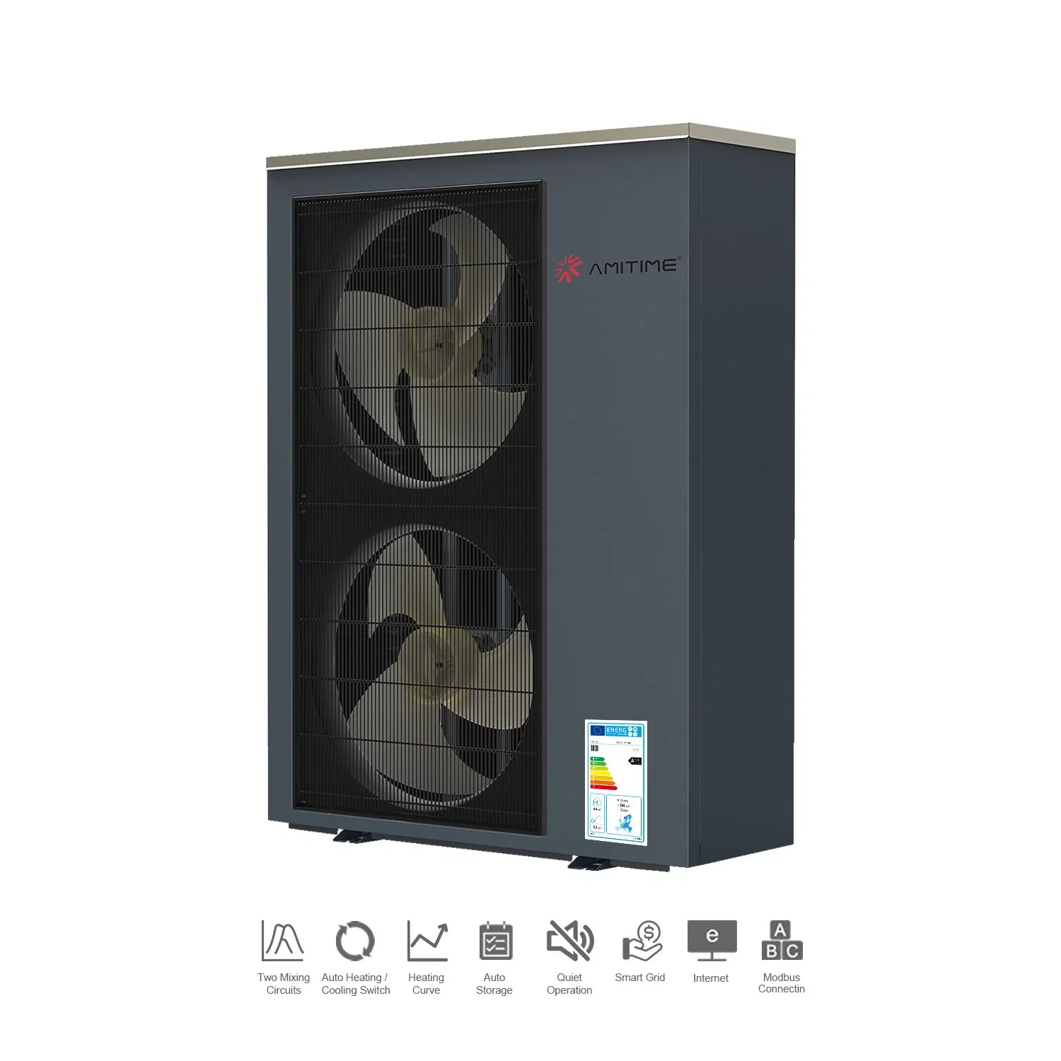 R32 Split Type System Evi Air to Water DC Inverter Heat Pump