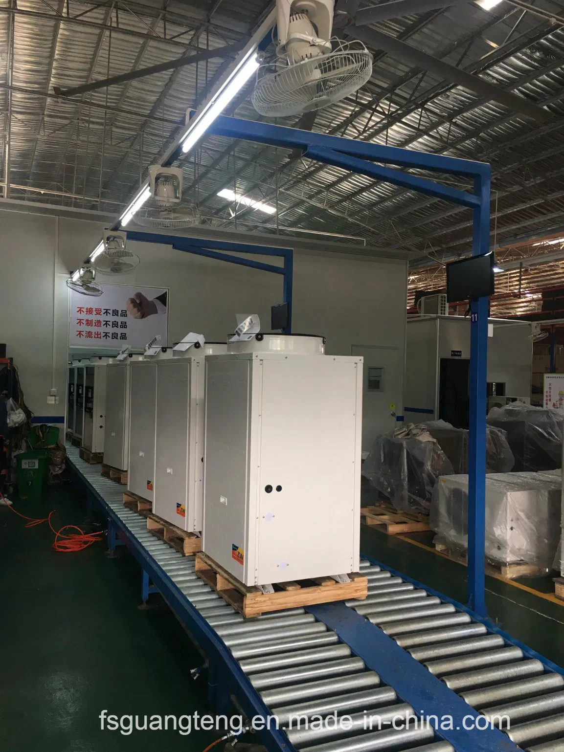 Chinese Factory Air to Water Multifunctional Air Source Heat Pump Water Heater 21kw for Commercial Building High Cop
