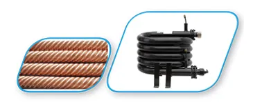 Tube-in-tube component