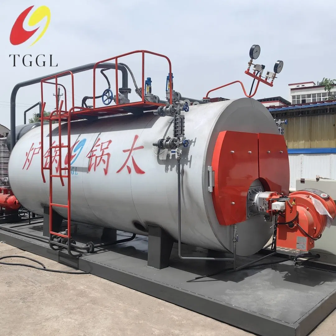 Gas Fired Hot Water Boiler Wns 0.7MW-14MW Heating Hotel Residential Complex