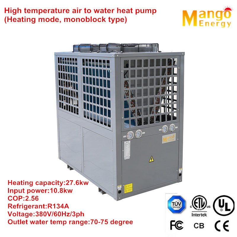 Max Outlet Water 80 Degree High Temperature Heat Pump Evi Warmtepomo for Heating for -25c