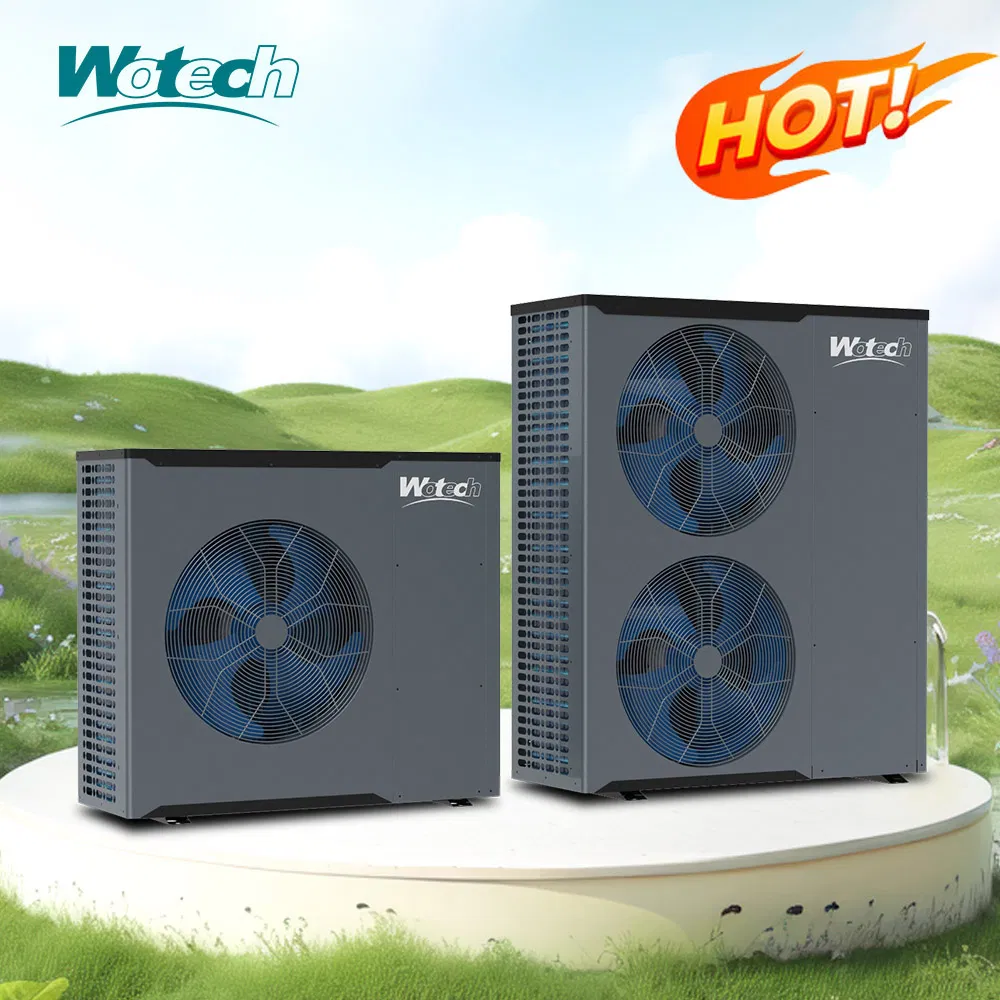 R32 Inverter Monoblock System Heater Air to Water Heat Pump for Central House Heating Cooling and Domestic Hot Water
