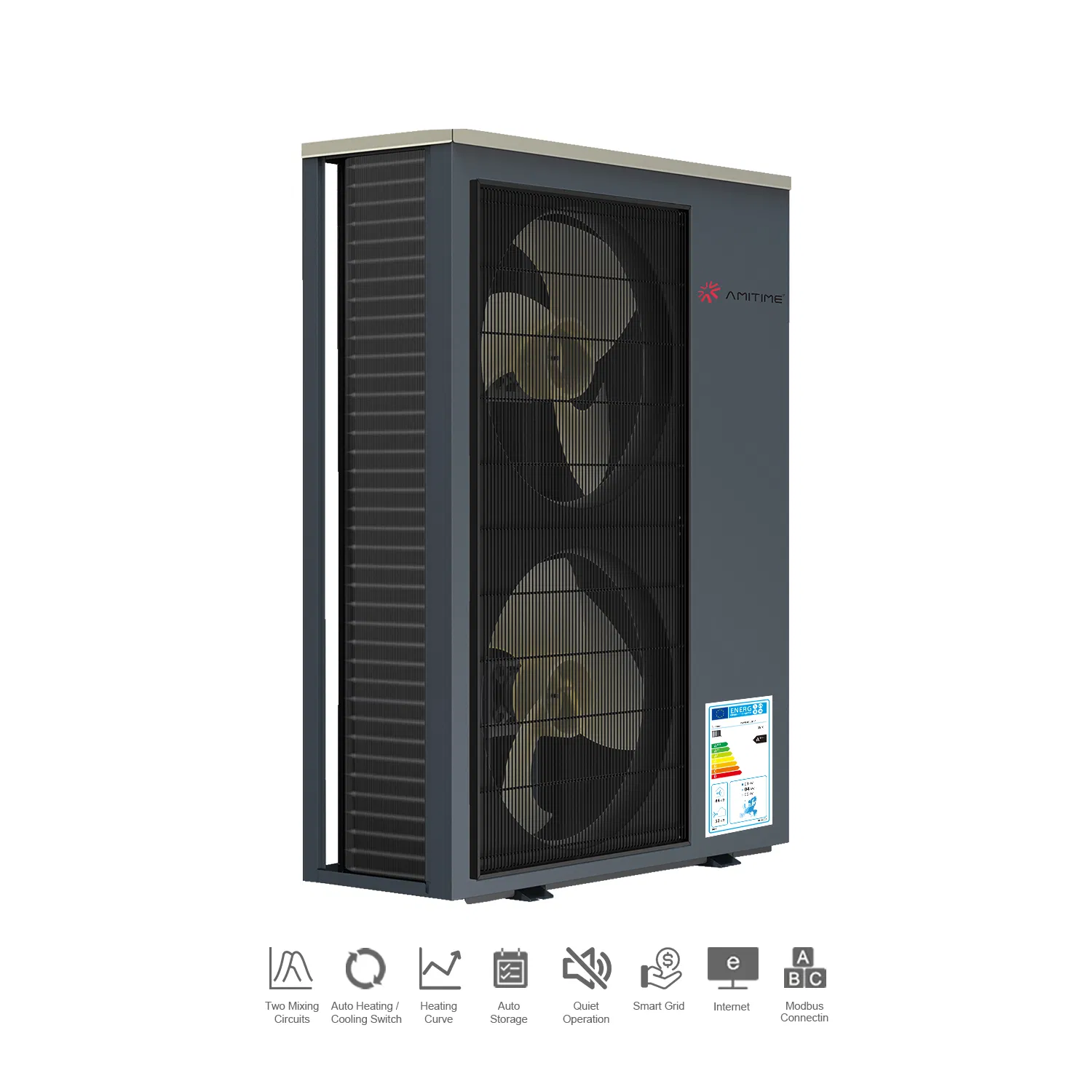 R32 Split Type System Evi Air to Water DC Inverter Heat Pump