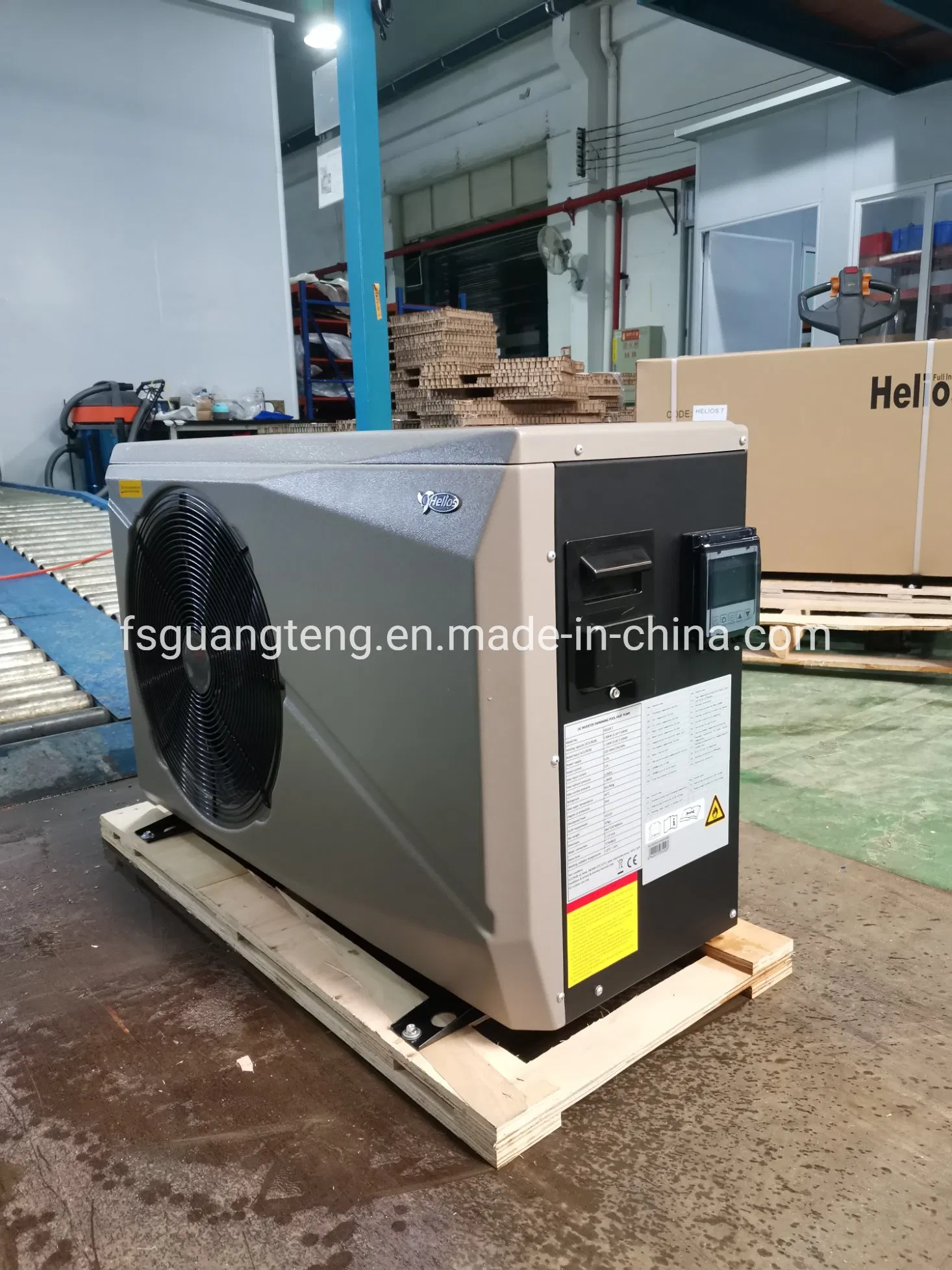 Eco-Friendly R32 Air Source Swimming Pool Heat Pump High Cop Intelligent Defrost System DC Inverter WiFi Pool Heating Cooling