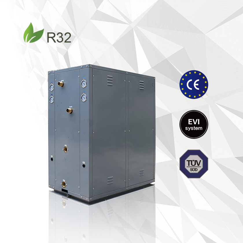 High Efficiency Geothermal Ground Source Water Source Heat Pump for House Floor Cooling and Heating