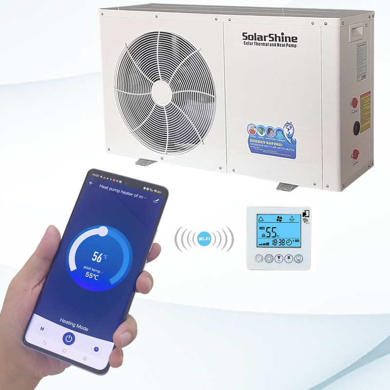 Water Circulation Heat Pump Unit Air to Water Heat Pump Heater Split Type with Wilo Pump WiFi