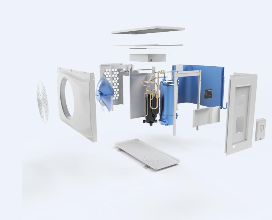 Eco Friendly R32 Heat Pump DC Inverter Swimming Pool Heat Pump