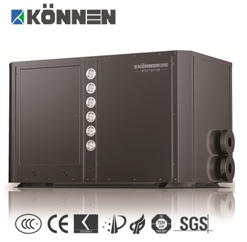 High Efficiency 220V-380V High Temperature Geothermal Water Source Ground Source Heat Pump