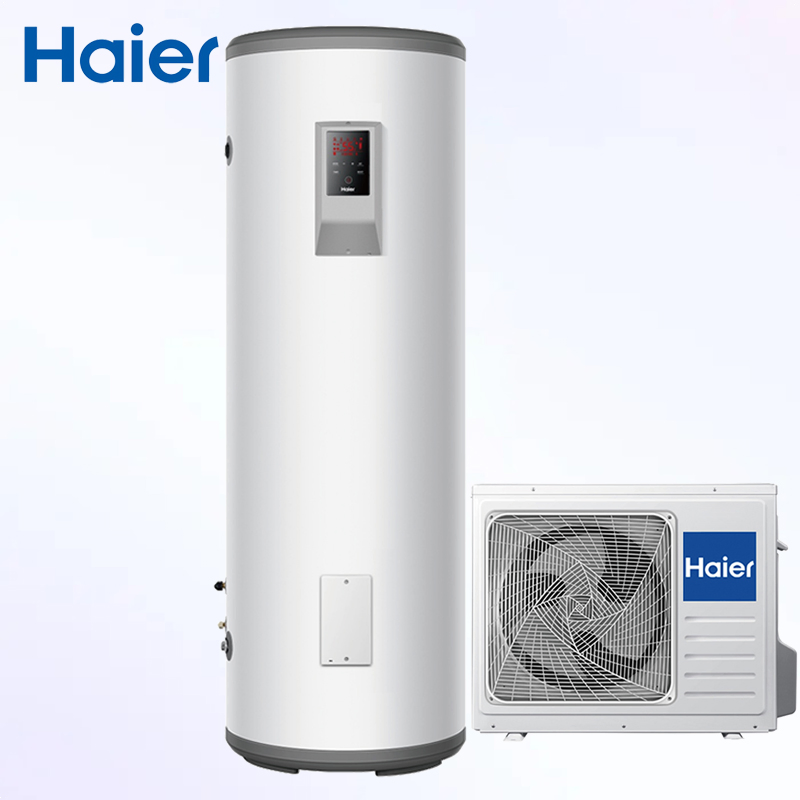Haier New Energy Smart Domestic DC Inverter Air to Water Dhw 6kw Split System Buffer Air Source Heat Pump Hot Water Heater