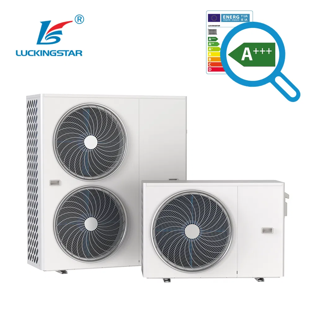 Air Heating/Cooling/Dhw/Floor Heating Multi-Function Photovoltaic PV-Ready R32 Air to Water Heat Pump for Villa