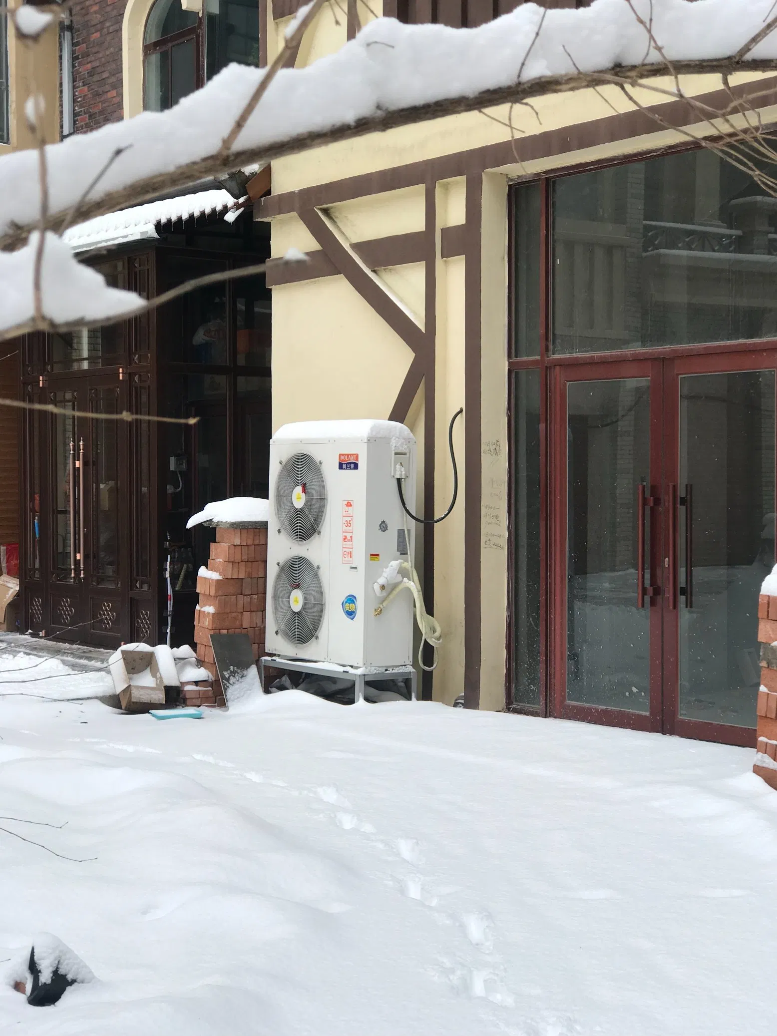 DC Inverter Air to Water Heat Pump Evi R32 9 to 30kw for Cold Climate