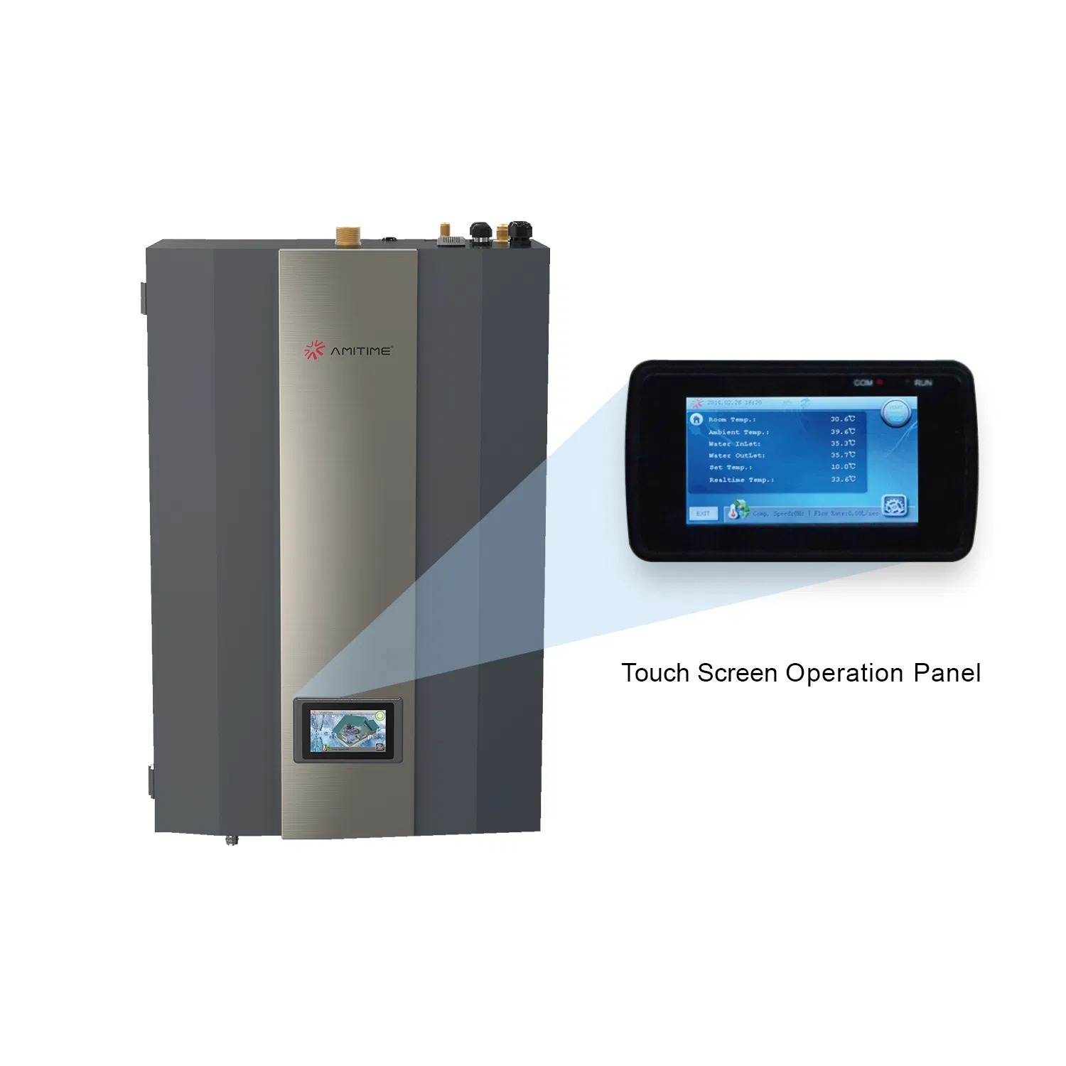 R32 Split Type System Evi Air to Water DC Inverter Heat Pump