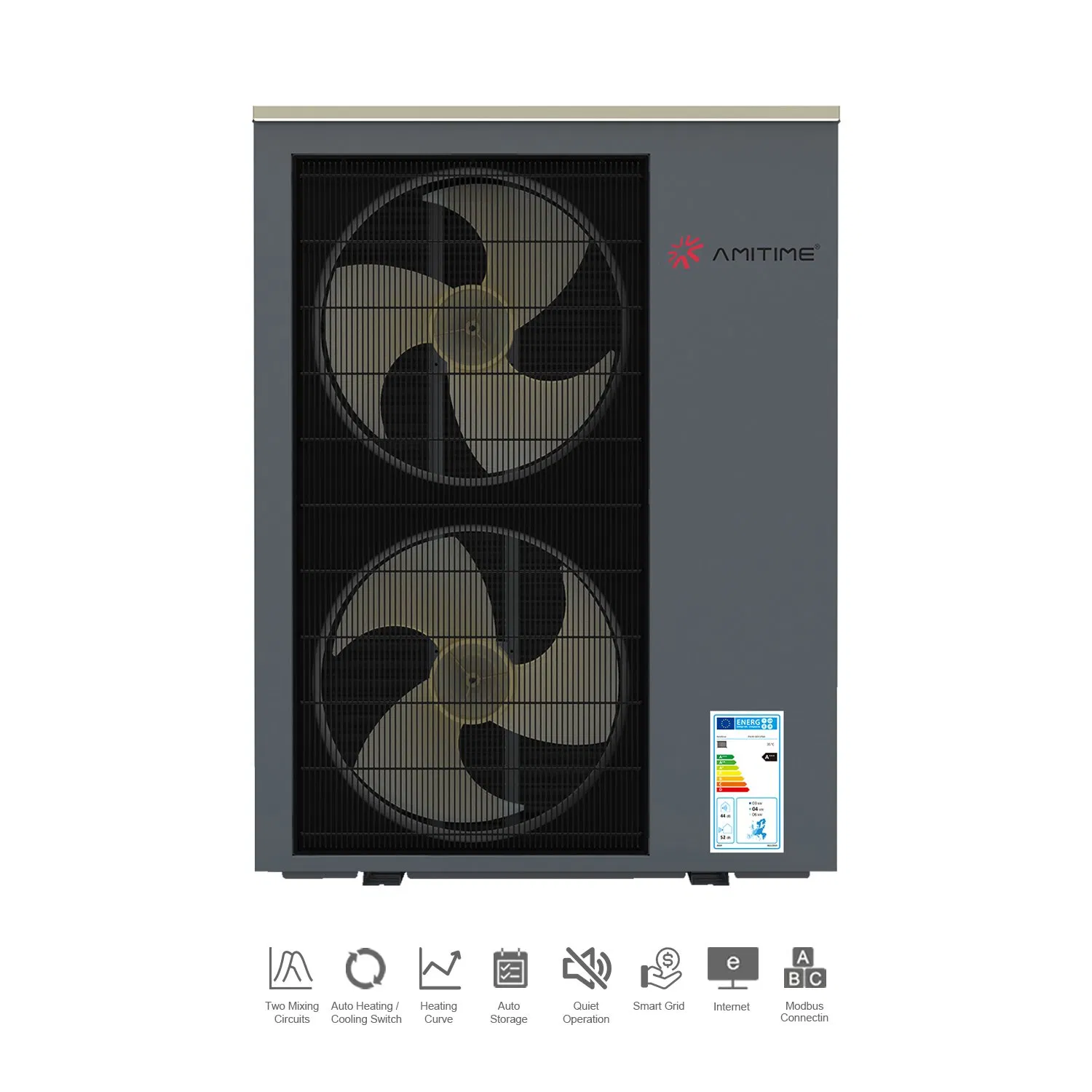 R32 Split Type System Evi Air to Water DC Inverter Heat Pump