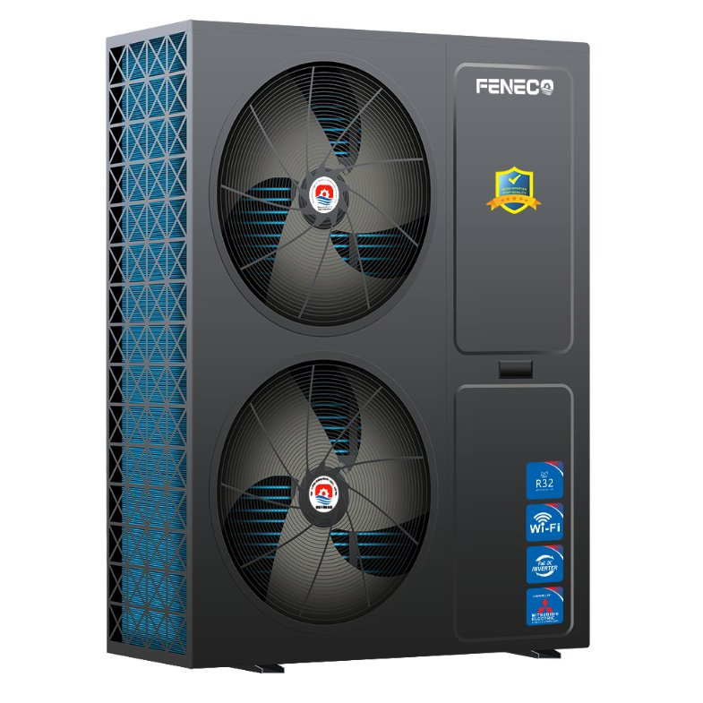 R32 Evi DC Inverter Air to Water Heat Pump Air Source Split Type Ashp Solar Heating