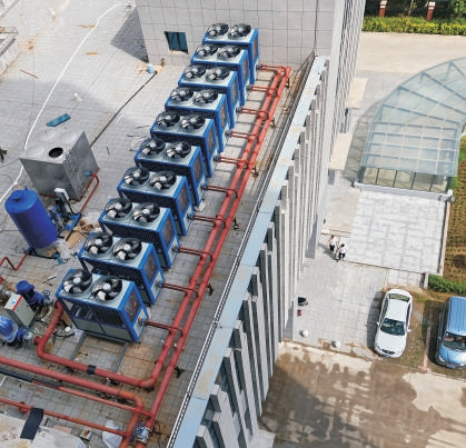 Split Air Conditioner to Water New Hotel Project R410A Commercial Heat Pump with Hot Water Air Source Heat Pump New Commercial