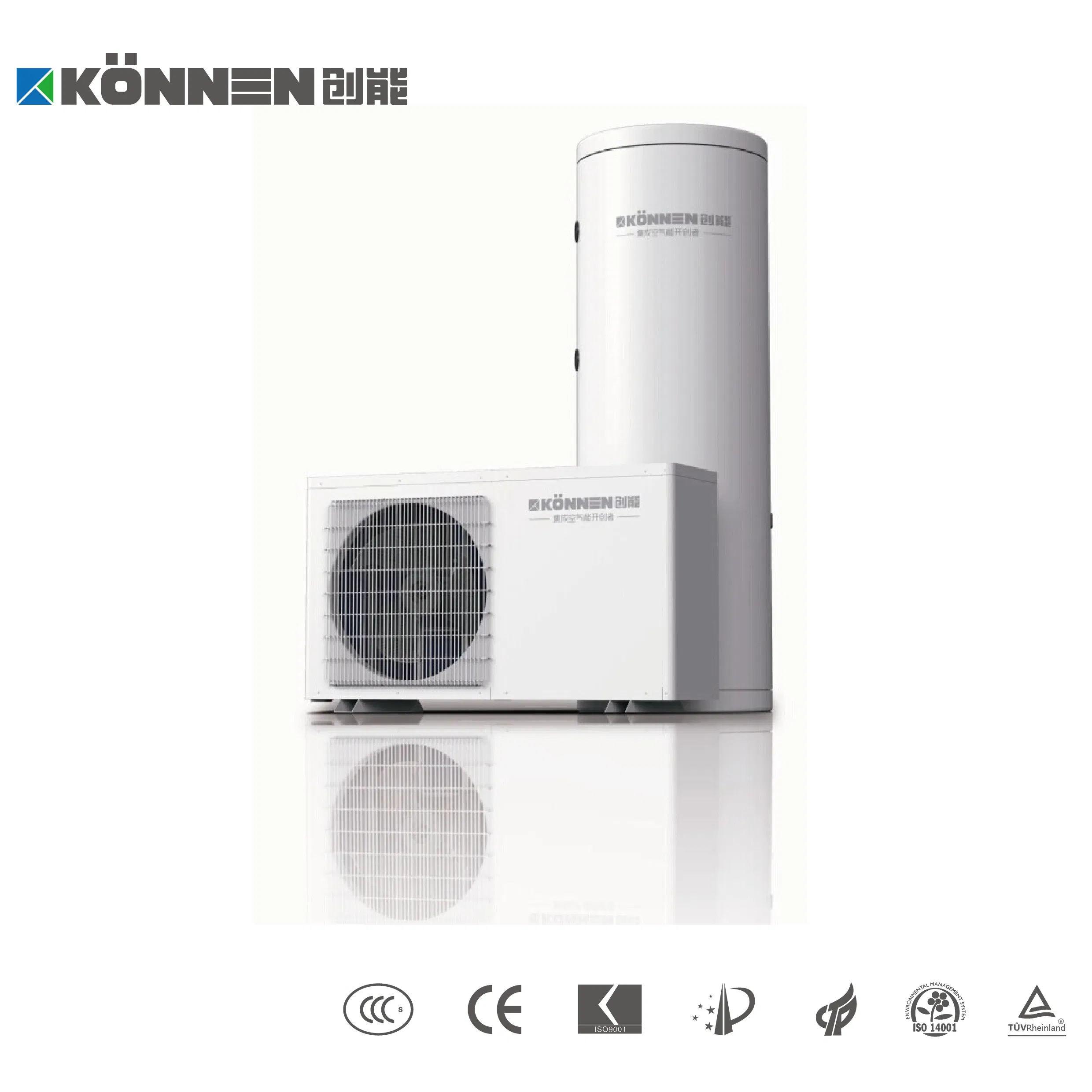 Air Source Heat Pump for Domestic Use, Home Use, Split Type, Small Capacity