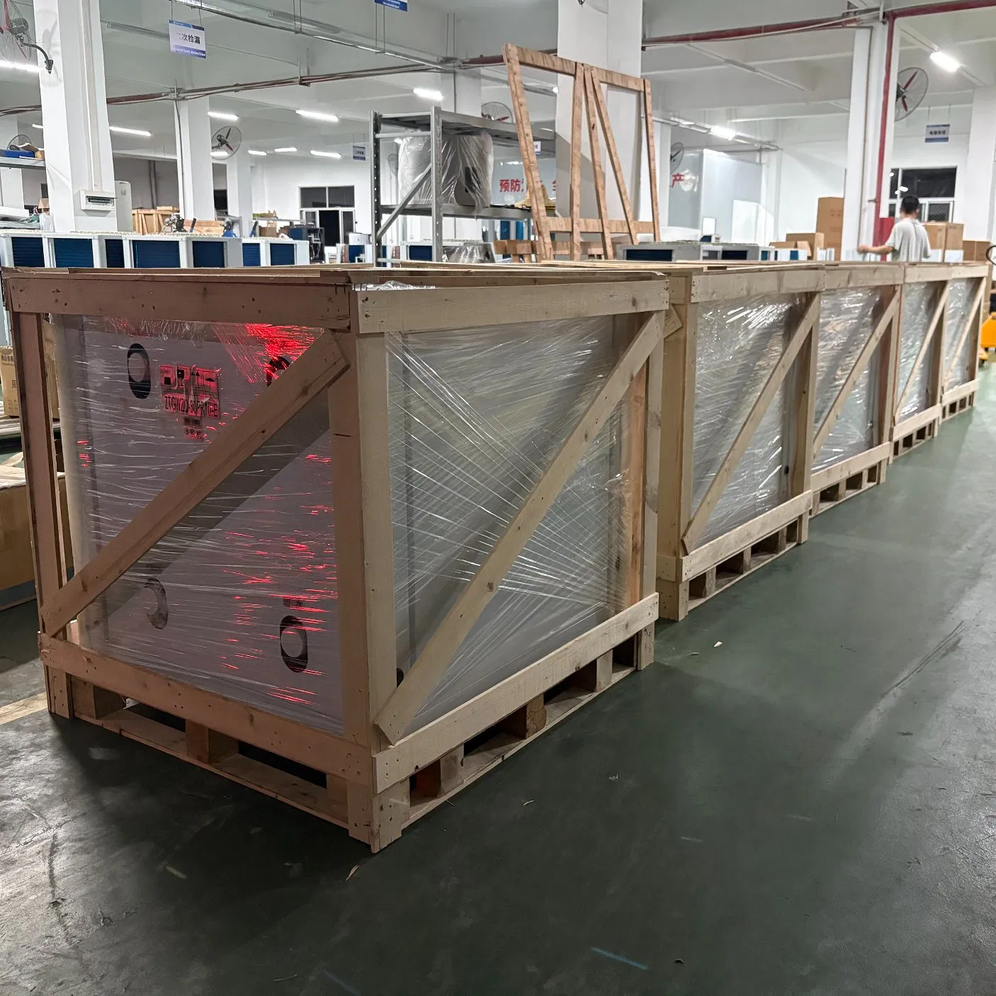 Factory Supply 4okw 50Hz 60Hz Coastal Area Room Heating Dhw Air Chilling Geothermal Brine to Water (Ground) Source Geyser DC Inveter Heat Pump Water Heater