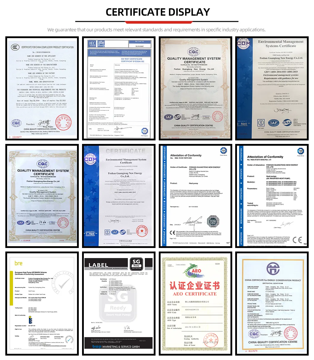 Certifications