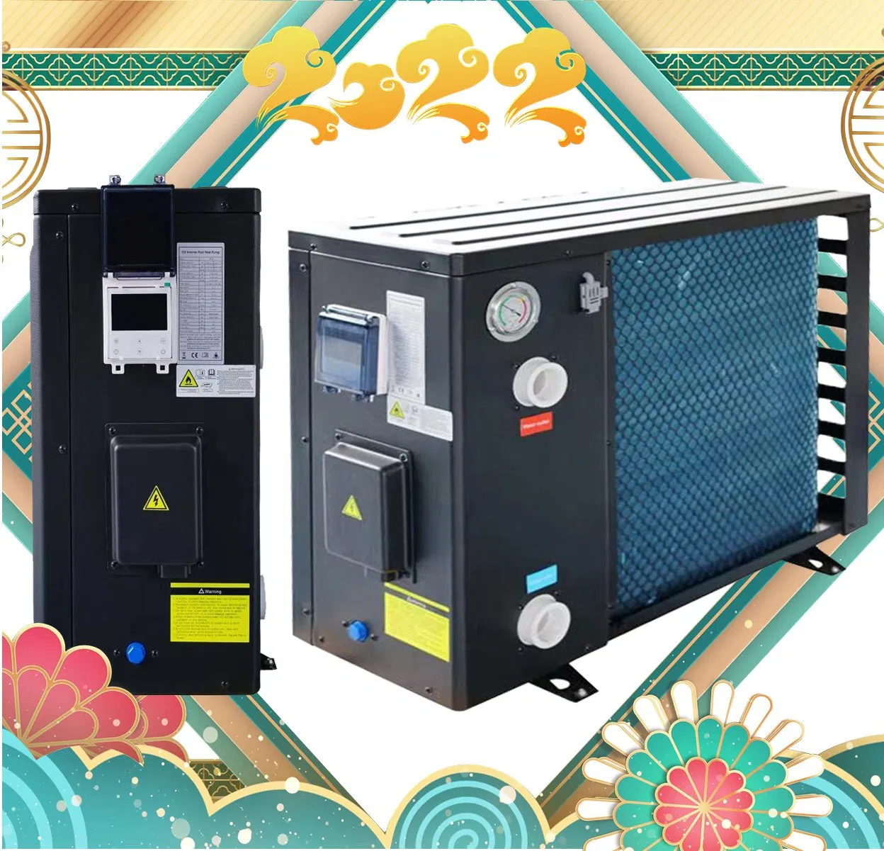 -25degc a+++ WiFi R32 6-13kw Heating Chilling DC Inverter SPA Pool Heat Pump Air Source Water Heater Systems Evi Chiller Geyser