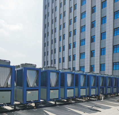 Split Air Conditioner to Water New Hotel Project R410A Commercial Heat Pump with Hot Water Air Source Heat Pump New Commercial