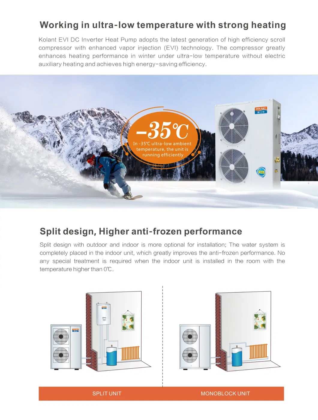 EVI Heat Pump Detail 3