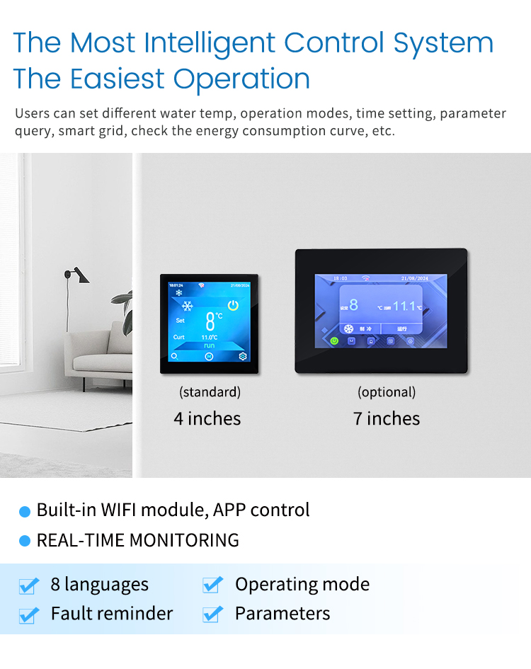 High Temperature R290 Air to Water DC Inverter Heat Pump Water Heater