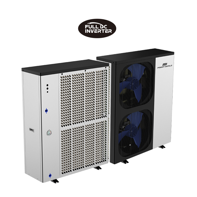 Eco-Friendly R32 Carel Controller Hotel or Commercial Full DC Inverter Heat Pump Storage Water Heater