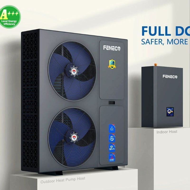 R32 Evi DC Inverter Air to Water Heat Pump Air Source Split Type Ashp Solar Heating