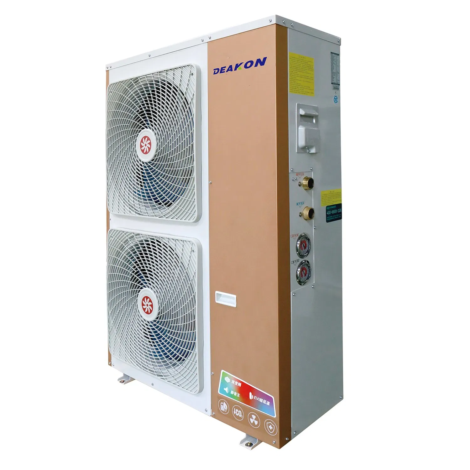 Deakon A2 Premium--18kw Dual Source Hybrid Inverter&Evi Heat Pump with Solar Panel Exchanger Domestic Heat Pump