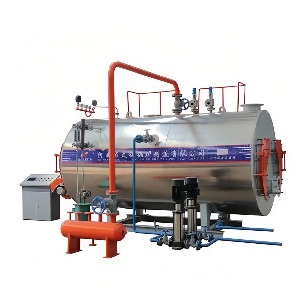 Gas Fired Hot Water Boiler Wns 0.7MW-14MW Heating Hotel Residential Complex