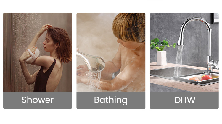 Europe R290 Dhw All in One Heat Pump Water Heater Integrated Domestic Hot Water Heater Air to Source Heat Pump with Tank OEM