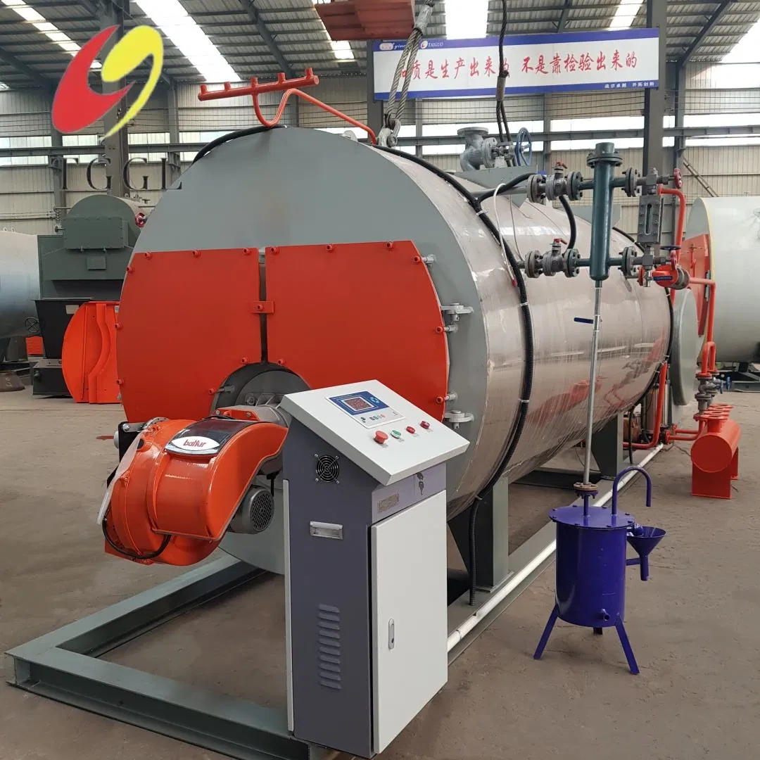 Gas Fired Hot Water Boiler Wns 0.7MW-14MW Heating Hotel Residential Complex