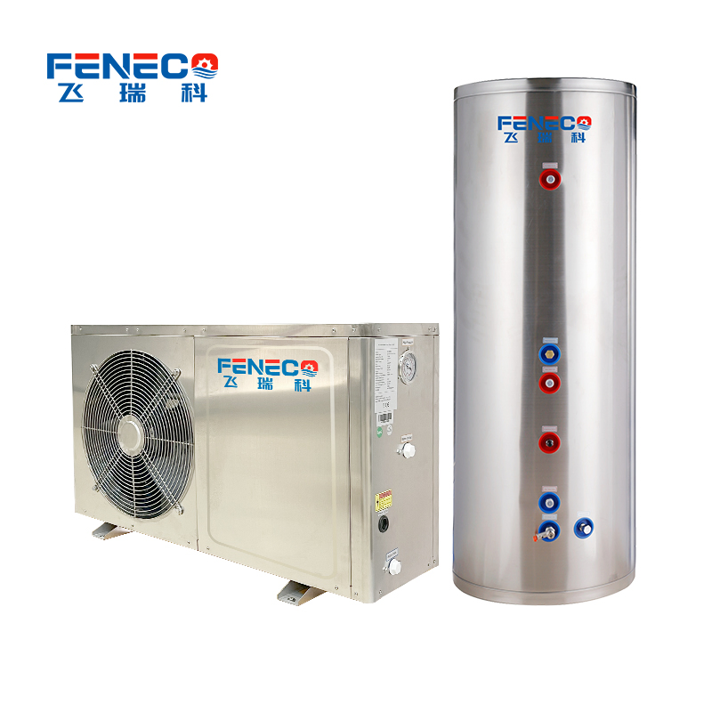 Air to Water Residential Split Water Cycle Heat Pump Water Heater Energy Saving 24 Hours Heating