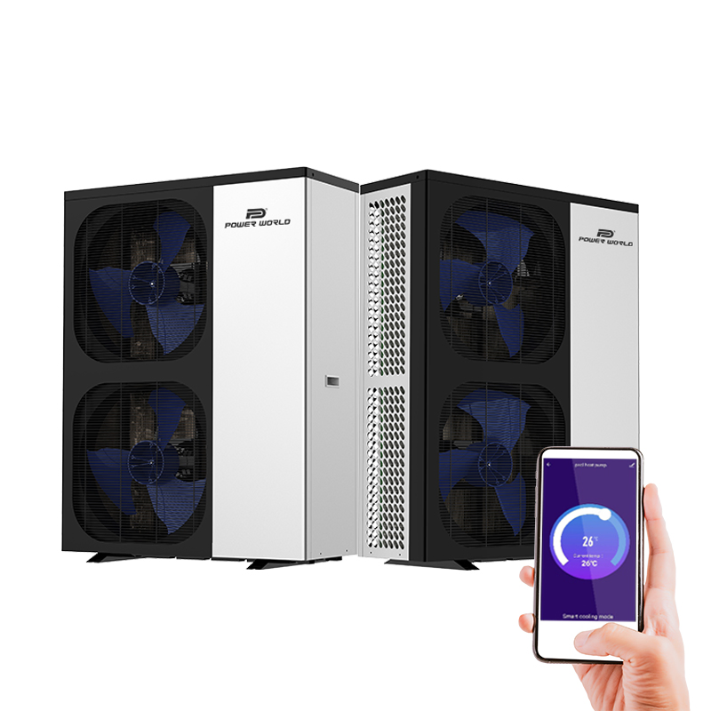 Eco-Friendly R32 Carel Controller Hotel or Commercial Full DC Inverter Heat Pump Storage Water Heater