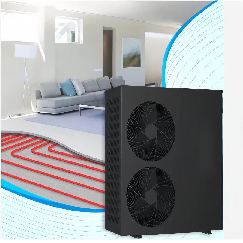 Split-Type Air-Source Heat Pump - Easy Installation. Small-Sized Home Heating and Cooling Integrated Machine.