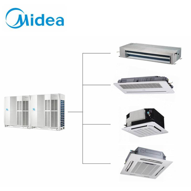 Midea Precise Oil Control 106.5kw Residential Central Air Conditioners Cooling Heating Multi Split Vrf Air Conditioning