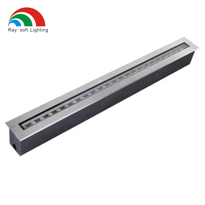 Adjustable RGB LED Recessed Floor Light for Gardens