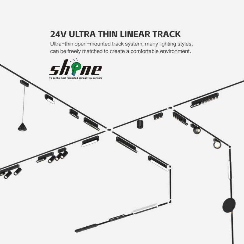Home Decoration 24V Smart Lights-Lighting LED Track Light